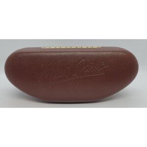Maui Jim Eyeglasses Sunglasses Brown Hard Clam Shell Case Only